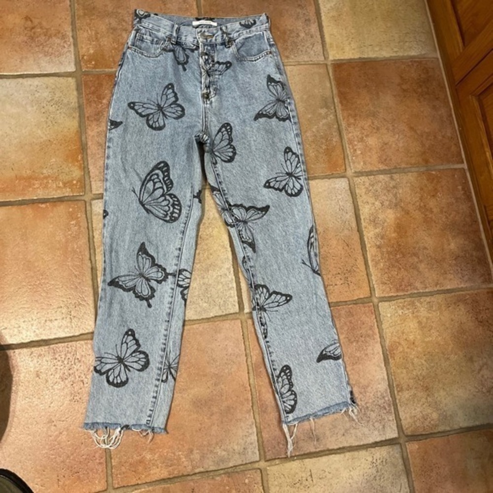 Pacsun eco butterfly jeans size 25